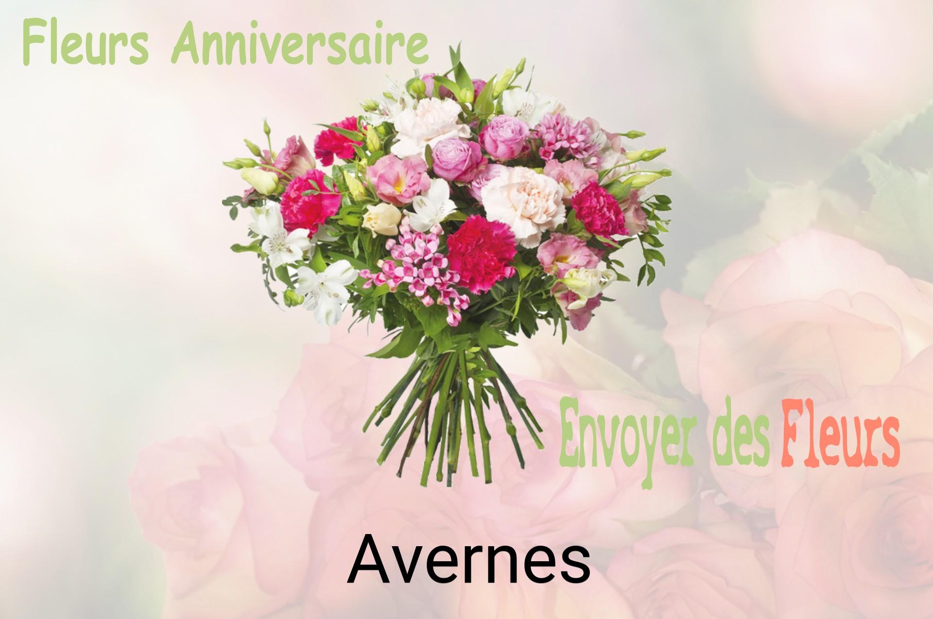 Bouquet de fleurs d’anniversaire livré à Avernes