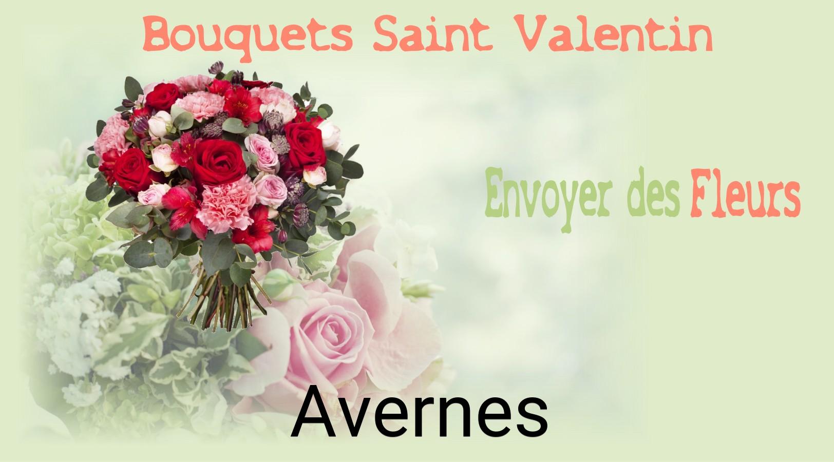 Roses de Saint-Valentin livrées à Avernes